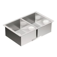 Moen G18288 1800 Series 29" x 18" Stainless Steel 18 Gauge Double Bowl Sink in Satin Stainless