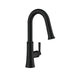 Gerber D150579 Northerly 1H Pull-Down Prep Faucet w/ Snapback 1.75gpm - Satin Black