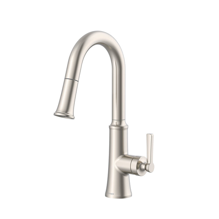 Gerber D150579 Northerly 1H Pull-Down Prep Faucet w/ Snapback 1.75gpm - Stainless Steel