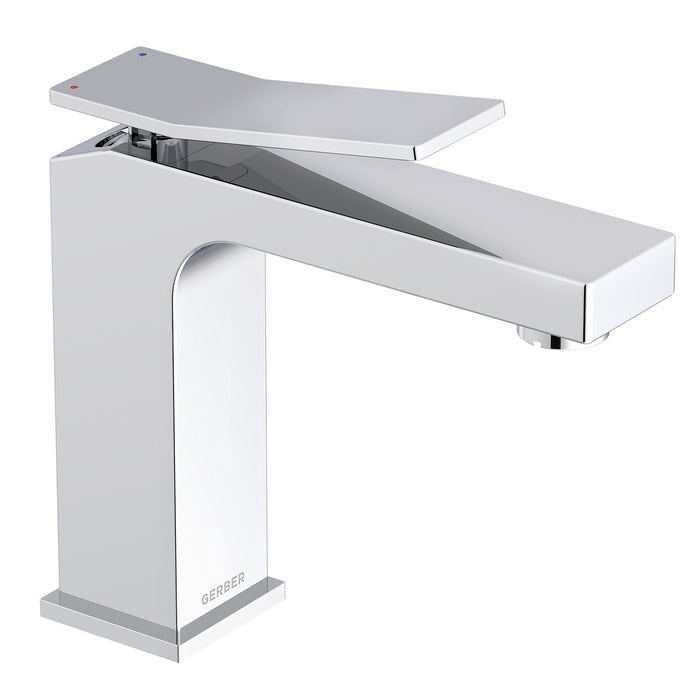 Gerber D225019 Avian 1H Lavatory Faucet Single Hole Mount w/ Metal Touch Down Drain 1.2gpm - Chrome
