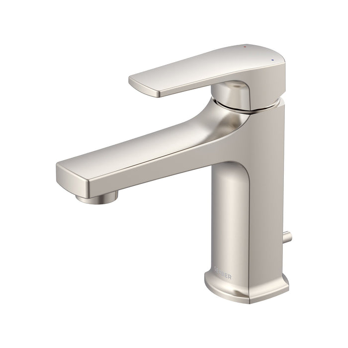 Gerber D225070 Tribune 1H Lavatory Faucet Single Hole Mount w/ 50/50 Pop-Up Drain 1.2gpm - Brushed Nickel