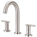 Gerber D303658 Parma Trim Line 2H Widespread Lavatory Faucet w/ Metal Touch Down Drain 1.2gpm - Brushed Nickel