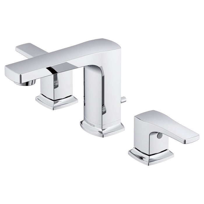 Gerber D304170 Tribune 2H Widespread Lavatory Faucet w/ 50/50 Pop-Up Drain 1.2gpm Chrome - Chrome
