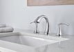 Gerber D304222 Antioch 2H Widespread Lavatory Faucet w/ Metal Touch Down Drain 1.2gpm Chrome - Chrome