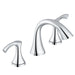 Gerber D304222 Antioch 2H Widespread Lavatory Faucet w/ Metal Touch Down Drain 1.2gpm Chrome - Chrome