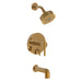 Gerber D511058TC Parma 1H Tub & Shower Trim Kit & Treysta Cartridge w/ Diverter on Valve & 5 Function Showerhead 1.75gpm Brushed Bronze - Brushed Bronze