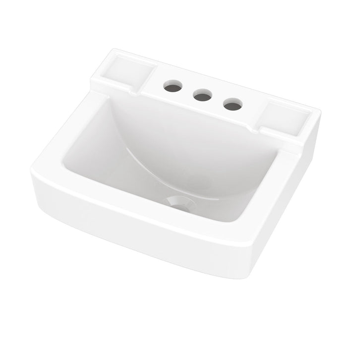 Gerber G0012354 West Point Wall Hung Lav 14x12 4"CC White - White