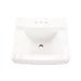 Gerber G0012384 Hayes Wall Hung Lav 20"x18" 4"CC White - White