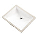 Gerber G0012760 Logan Square Standard Undercounter Lav 20.75"x17.38" White - White