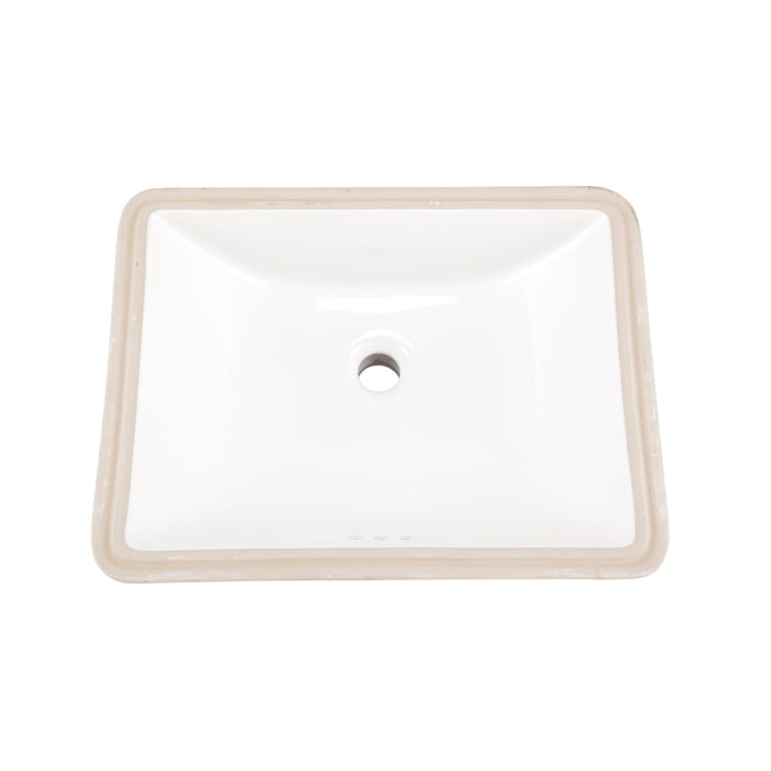Gerber G0012765 Logan Square Petite Undercounter Lav 18.75"x14.75" White - White