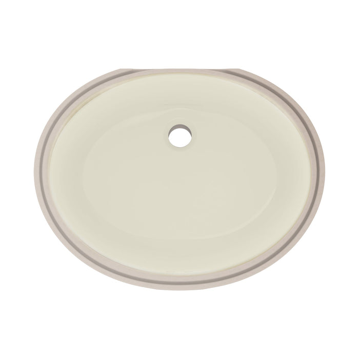 Gerber G0012780 Luxoval Undercounter Lav 19.25"X15.75" - Biscuit