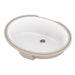 Gerber G0012780 Luxoval Undercounter Lav 19.25"X15.75" - White