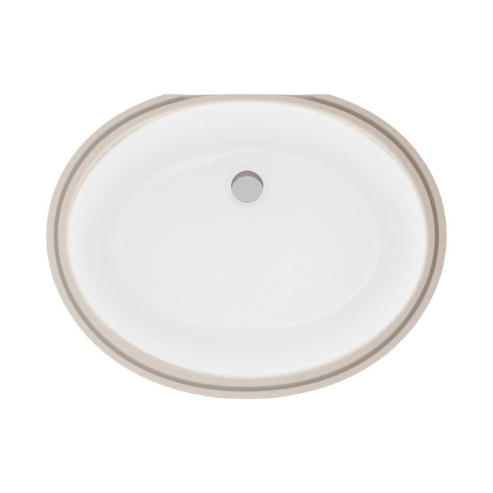 Gerber G0012780 Luxoval Undercounter Lav 19.25"X15.75" - White