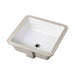 Gerber G0013710 Wicker Park Undercounter Lavatory 16" x 16" Square White - White
