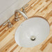 Gerber G0013743 Luxoval Undercounter 15" x 12" Oval Lav White - White