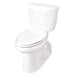 Gerber G0020022 Maxwell 1.28gpf Floor Mount Back Outlet ADA EL 12" RI Combo: G0021975 Bowl w/ G0028980 Tank White - White