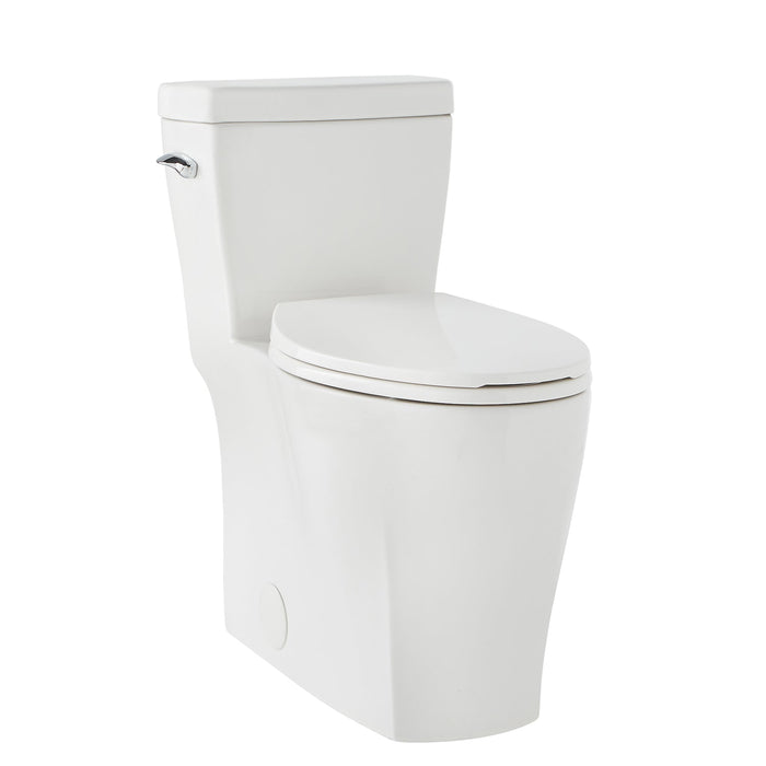 Gerber G0021021 Lemora 1.28gpf 1pc ADA Elongated CT Toilet 12" Rough-In White - White
