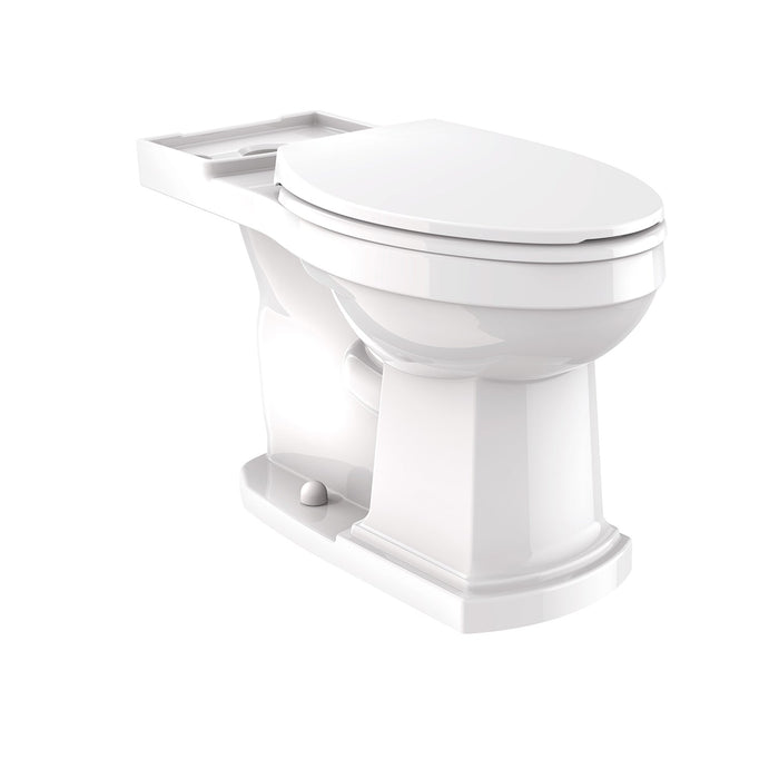 Gerber G0021191 Hinsdale 1.28gpf ADA Elongated Simple CT Bowl White - White