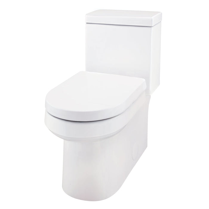 Gerber G0021221 Wicker Park 1.28gpf One Piece Toilet ADA Elongated White - White