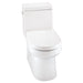 Gerber G0021221 Wicker Park 1.28gpf One Piece Toilet ADA Elongated White - White
