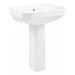 Gerber G0023562 Viper Standard Single Hole Ped Lav Combo: G0013562 Lav w/ G0029834 Ped White - White