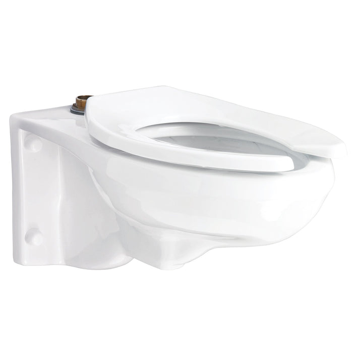 Gerber G0025033 North Point 1.1/1.28/1.6gpf Elongated Wall Hung Top Spud Bowl 5 1/4" or 7 1/4" Vertical Rough-In White - White