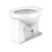 Gerber G002564230 1.1/1.28/1.6gpf Round Front Floor Mounted Back Spud Bowl 1-1/4" Spud 10" Rough-In White - White