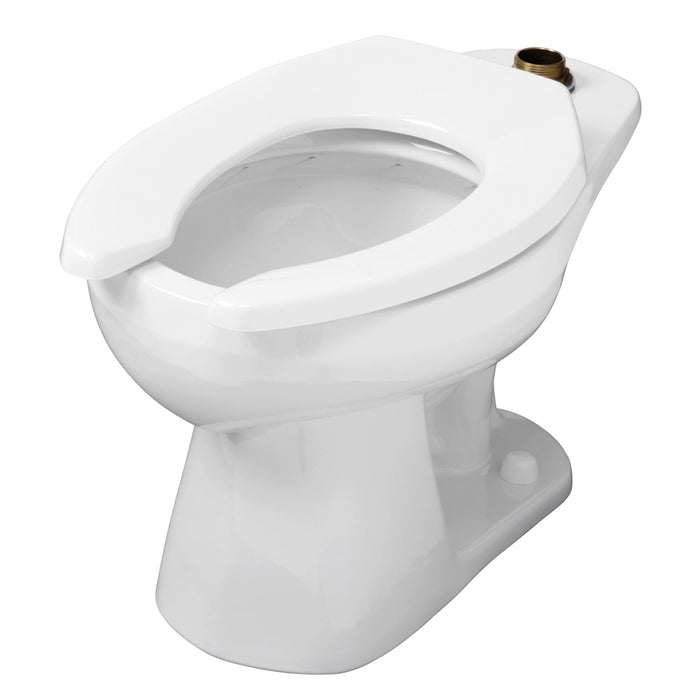 Gerber G0025820 1.1/1.28/1.6gpf Round Front Floor Mounted Top Spud Bowl 1-1/2" Spud 10" Rough-In White - White
