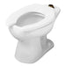 Gerber G0025820 1.1/1.28/1.6gpf Round Front Floor Mounted Top Spud Bowl 1-1/2" Spud 10" Rough-In White - White
