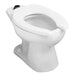 Gerber G0025820 1.1/1.28/1.6gpf Round Front Floor Mounted Top Spud Bowl 1-1/2" Spud 10" Rough-In White - White