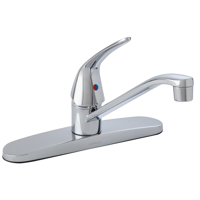 Gerber G0040210W Maxwell SE 1H Kitchen Faucet w/out Spray & w/ Washerless Cartridge 1.75gpm Chrome - Chrome