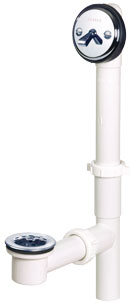 Gerber G0041510 Gerber Classics PVC Trip Lever Drain for Standard Tub Chrome - Chrome