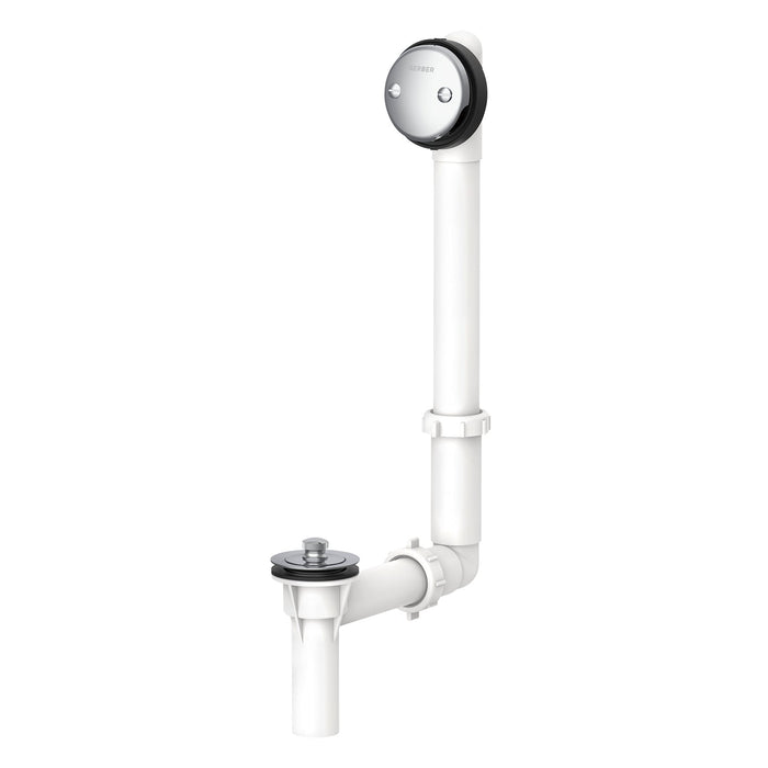 Gerber G004155176 Gerber Classics PVC Drain in Shoe for Standard Tub with Retaining Ring Chrome - Chrome
