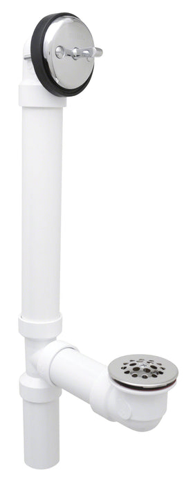 Gerber G0041572 Gerber Classics Schedule 40 PVC Trip Lever Drain for Standard Tub Chrome - Chrome