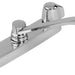 Gerber G0042406 Classics 2H Kitchen Faucet Deck Plate Mounted w/ Metal Handles & 8" D-Tube Spout 1.75gpm Chrome - view 2