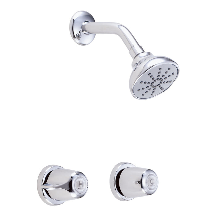 Gerber G004622083 Gerber Classics 6 Inch Centers Two Handle Shower Only Fitting 1.75gpm Chrome - Chrome