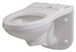 Gerber GHE21370 Ultra Flush 1.0/1.28/1.6gpf Wall Hung Back Outlet Elongated Bowl White - White
