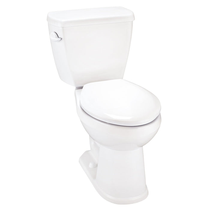 Gerber GWS21818 Avalanche 1.28gpf EL ADA 12" RI Combo: GAV21828 Bowl w/ GWS28890 Tank White - White