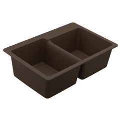 Moen GGM3024 Granite Granite Double Bowl Dual Mount Sink