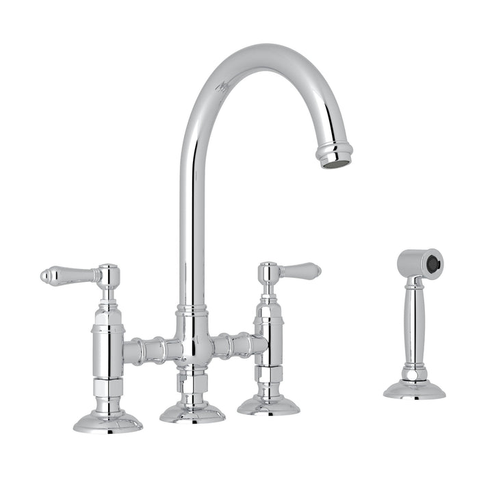 ROHL A1461WS San Julio® Bridge Kitchen Faucet With Side Spray