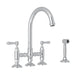 ROHL A1461WS San Julio® Bridge Kitchen Faucet With Side Spray