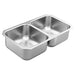 Moen GS18211 31.75 X 18.25 Stainless Steel 18 Gauge Double Bowl Sink