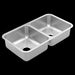 Moen  Steel 20 Gauge Double Bowl Sink