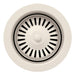 BLANCO 203439 Color-Coordinated Metal Basket Strainer - Soft White