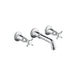 AXOR Montreux Wall-Mounted Widespread Faucet Trim with Cross Handles, 1.2 GPM