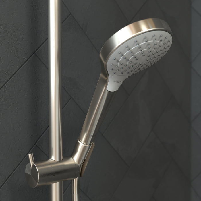 hansgrohe 26803401 Croma Select S 2.5 GPM Vario-Function Handshower with Select and Quick Clean Technologies in...