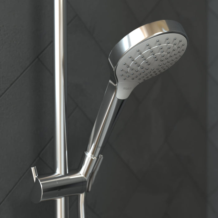 hansgrohe 26803401 Croma Select S 2.5 GPM Vario-Function Handshower with Select and Quick Clean Technologies in...