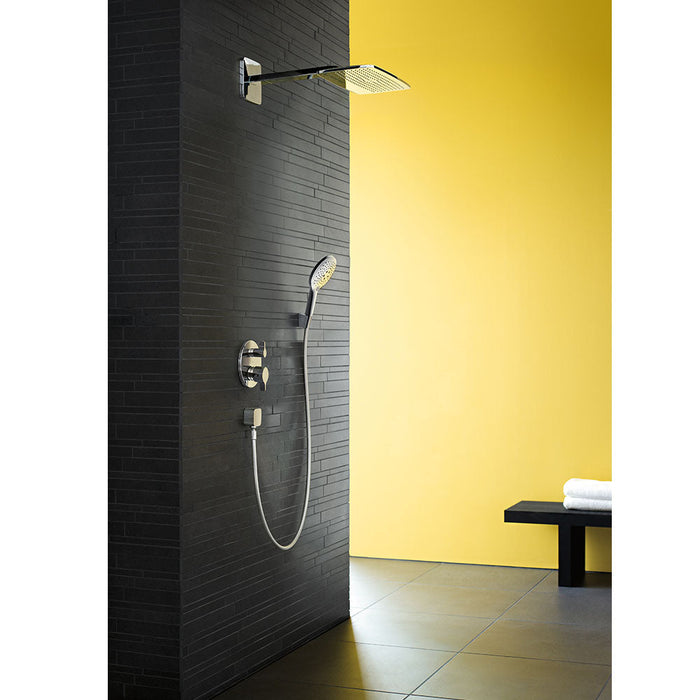 hansgrohe 04353000 S/E Thermostatic Valve Trim with Integrated Diverter and Volume Controls - Less Valve in Chrome - view 2