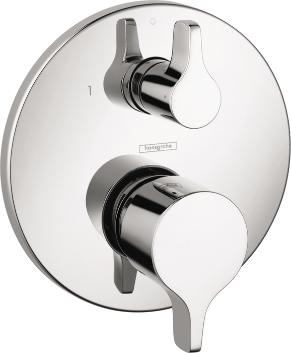 hansgrohe 04448000 S/E Pressure Balanced Valve Trim with Integrated Diverter - Less Valve in Chrome
