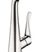 hansgrohe 04509000 Metris Bar Kitchen Faucet with Swivel Spout in Chrome